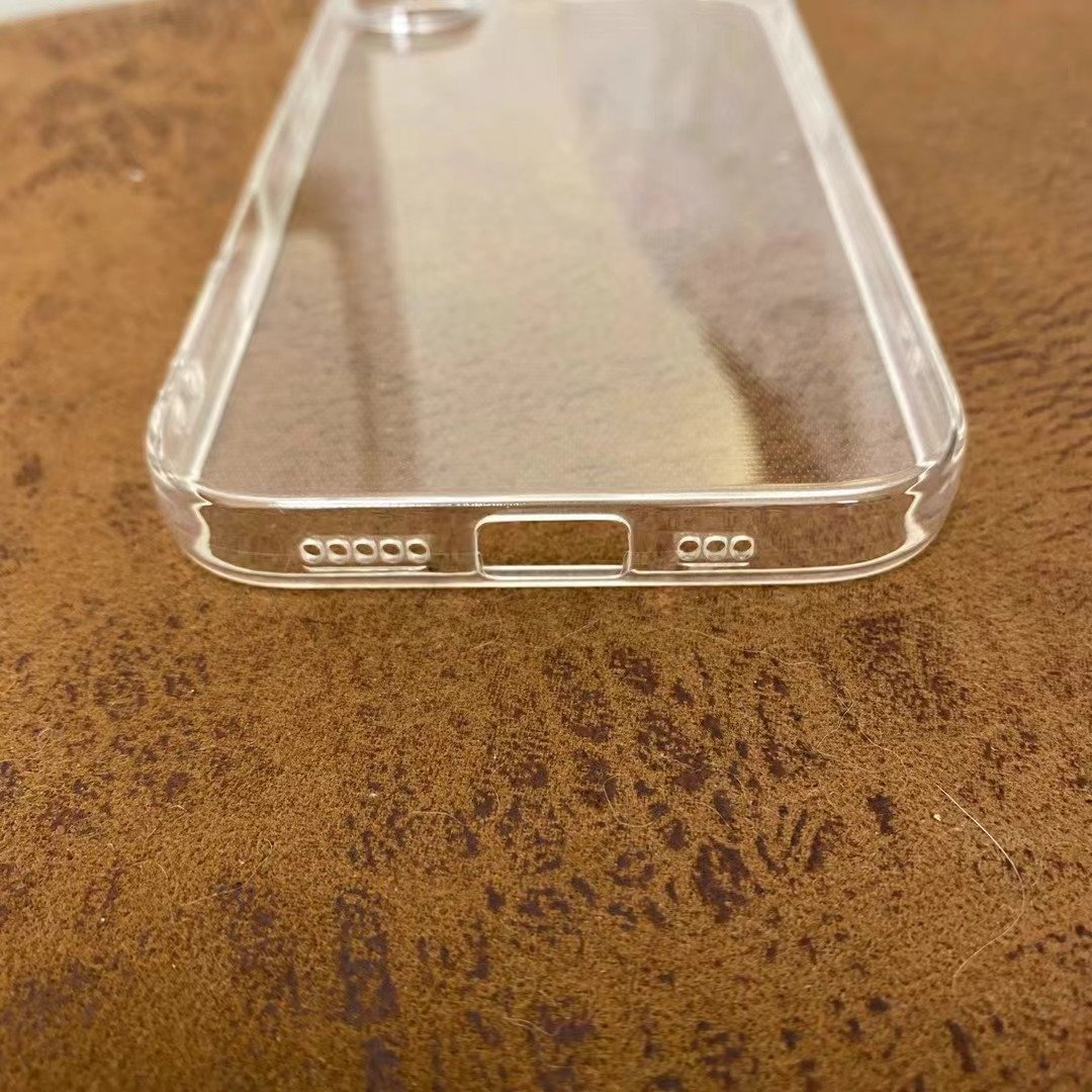 Crystal Clear Mobile Phone Cases For iPhone 16 15 14 13 12 11 Pro Max Plus 1.5MM Slim TPU Shockproof Thin Silicone Back Cover