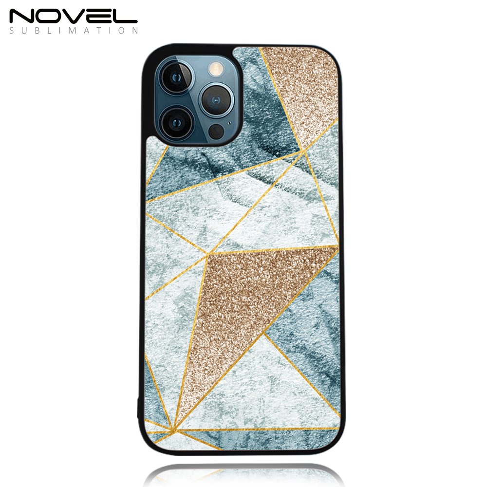 Sublimation Blank 2D TPU Phone Case With Aluminum Insert for iPhone Series 12 PRO