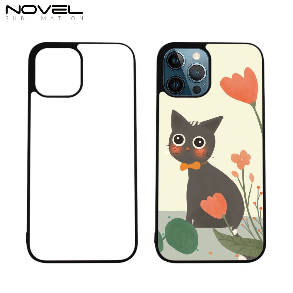 Sublimation Blank 2D TPU Phone Case With Aluminum Insert for iPhone Series 12 PRO