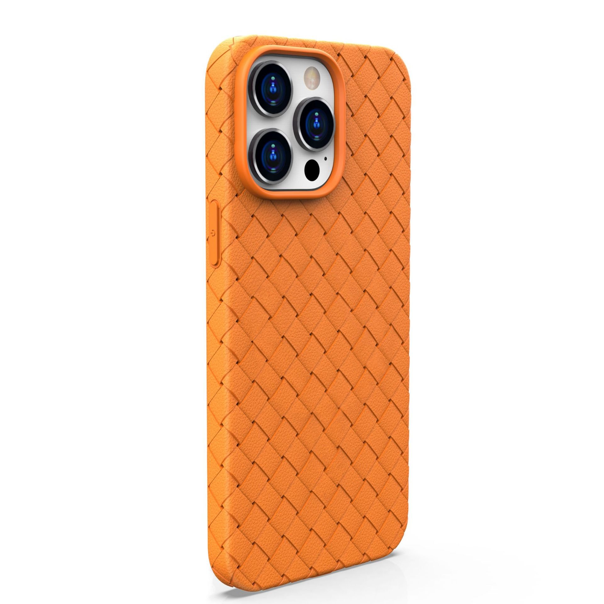 For iPhone 16 pro TPU Mobile Phone Case Cover For iPhone 16 15 Pro Max 16 Plus Woven pattern