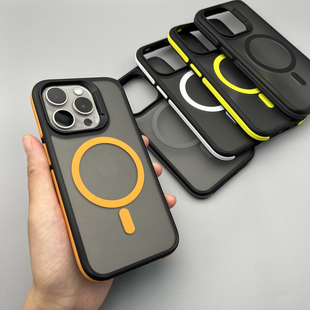 For iPhone 15 Pro Max Case Luxury Magnetic Phone Case For iPhone 15 14 13 12 11 Pro Max Mobile Cover Shockproof Cellphone Funda