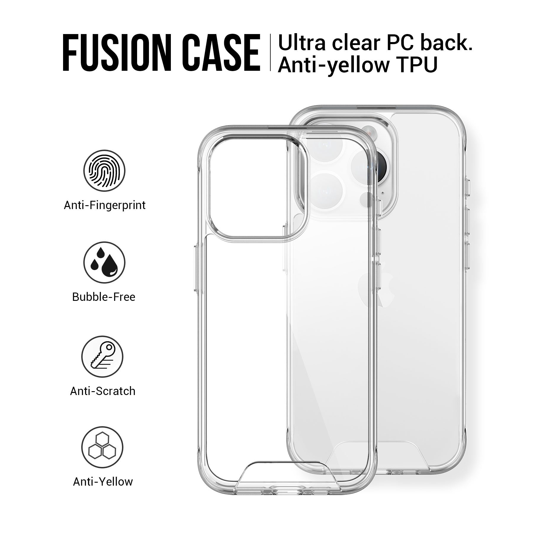 Space Transparent Clear TPU PC Mobile Phone Case for iPhone 16 16 Plus Shockproof Crystal Clear Back Cover for iPhone 16 Pro Max