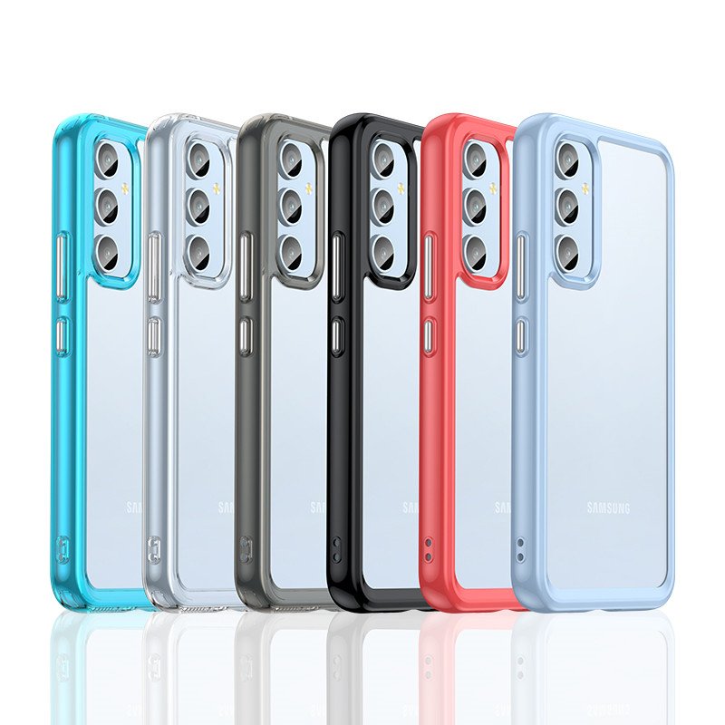 Clear Acrylic Case For Samsung S24 Plus S23 Ultra A05 A15 A35 A55 A24 A25 A14 A34 A54 5G Cover Phone Case Para For Samsung A05S