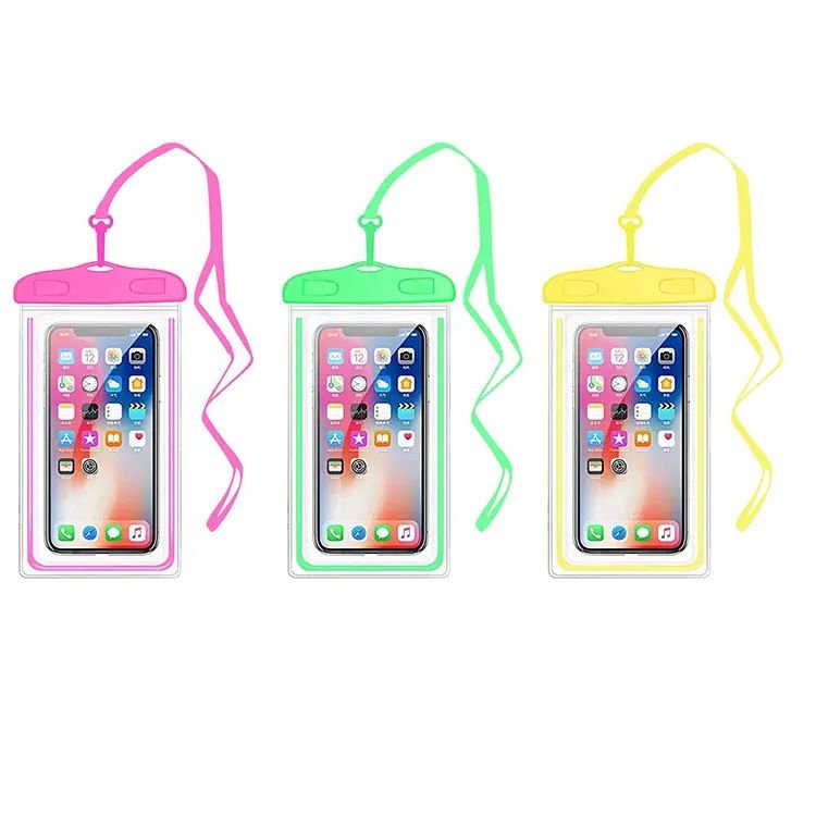 Mobile Phone Bag Cover Waterproof Cell Phone Pouch Pack Bathroom Phone Case Custom Logo Swim Waterproof Travel Bag