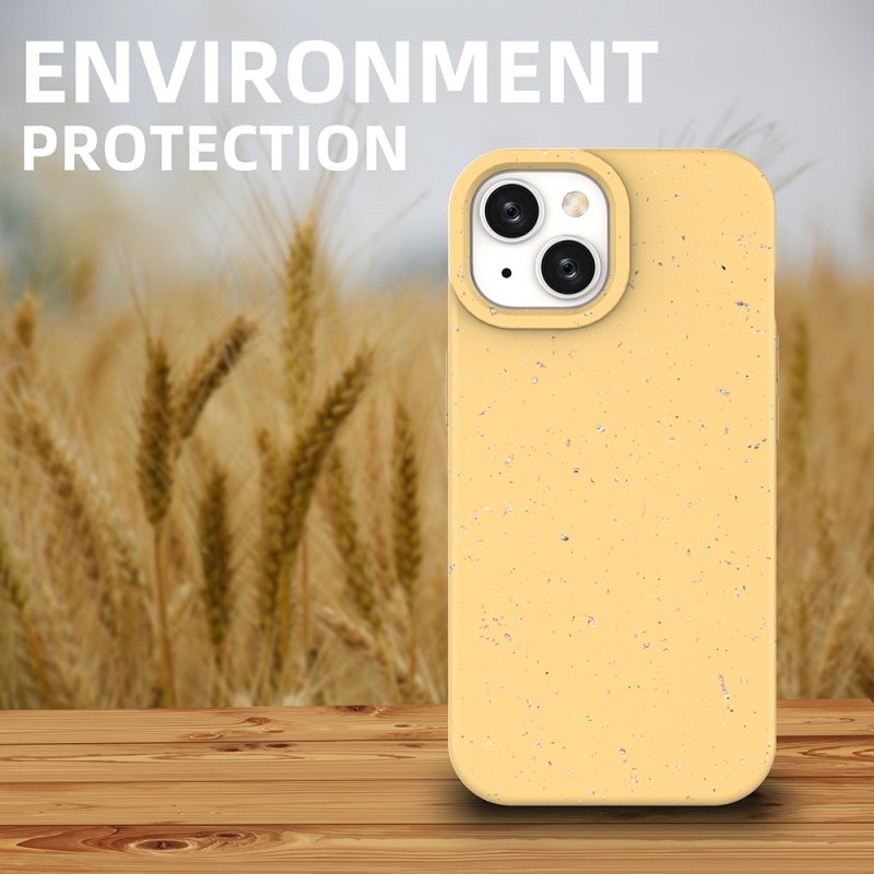 100% fully biodegradable phone case for iPhone 15 14 13 12 11 Pro Max Plus xr xs eco-friendly cover