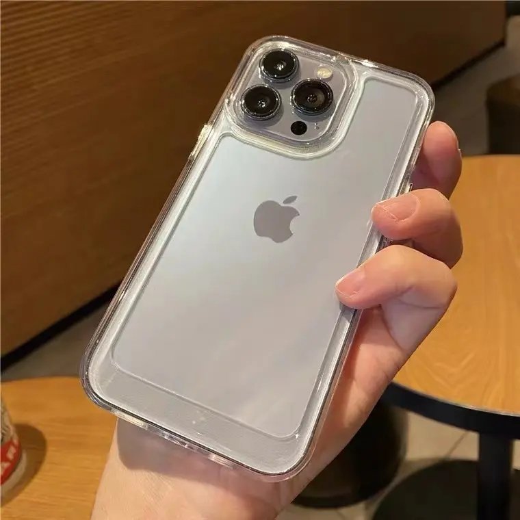 Factory Wholesale Xs max 1.5mm hard TPU PC mobile cell accessories cover for apple fundas iphone 16 Pro max clear i phone case