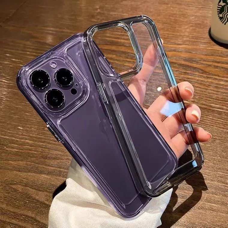 Factory Wholesale Xs max 1.5mm hard TPU PC mobile cell accessories cover for apple fundas iphone 16 Pro max clear i phone case