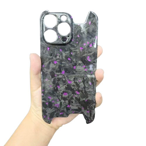 Forged Carbon Fiber Phone Cover for iPhone 14 Pro Max and for iPhone 15 Pro Stylish Mobile Phone shell