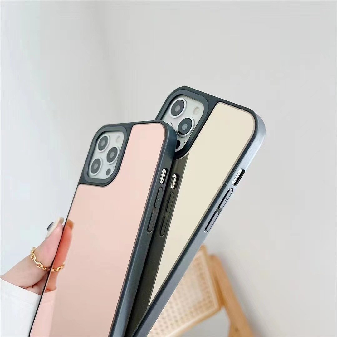 For iPhone 16 Case Girls Women Cute Acrylic Makeup Mirror Mobile Phone Case Cover For iPhone 16 15 14 Pro Max 16 Plus