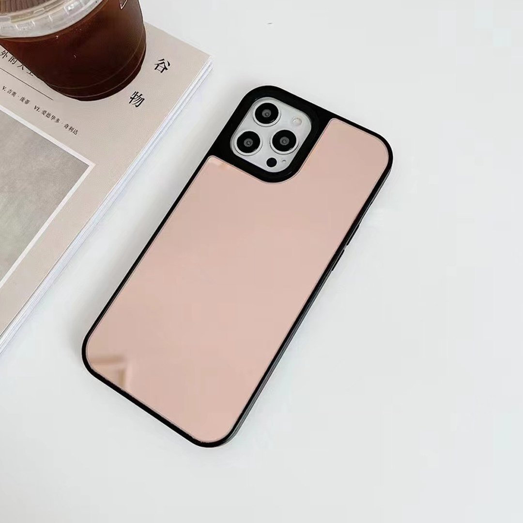 For iPhone 16 Case Girls Women Cute Acrylic Makeup Mirror Mobile Phone Case Cover For iPhone 16 15 14 Pro Max 16 Plus