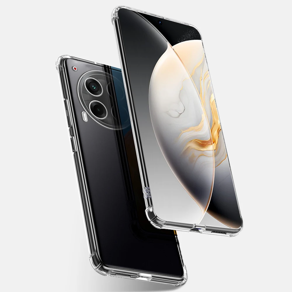 Anti-fall Clear phone Case for Tecno Camon 30 20 Pro Pova 6 Neo Spark 20 10C Pop 7 8 Pova 5 Soft TPU Shockproof Protect the lens