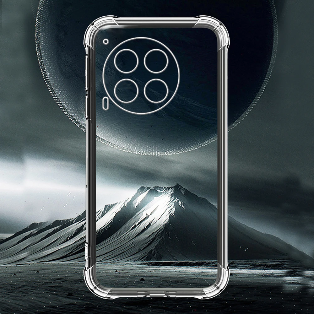 Anti-fall Clear phone Case for Tecno Camon 30 20 Pro Pova 6 Neo Spark 20 10C Pop 7 8 Pova 5 Soft TPU Shockproof Protect the lens
