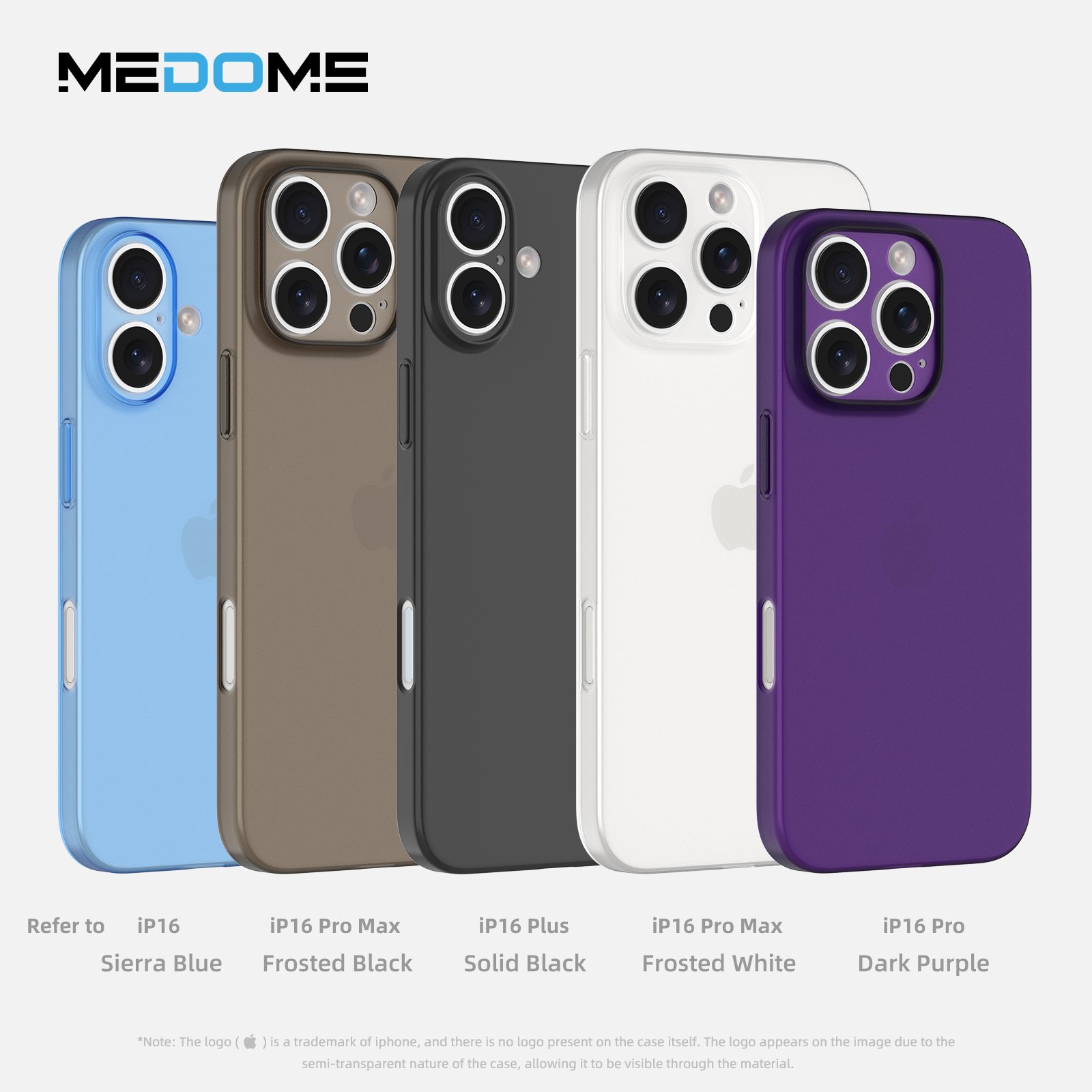 Thin Matte PP Luxury Phone Case Phone Cover For iPhone 15 Pro Max Case Para For iPhone 14 16 15 13 11 Designer For iPhone Case