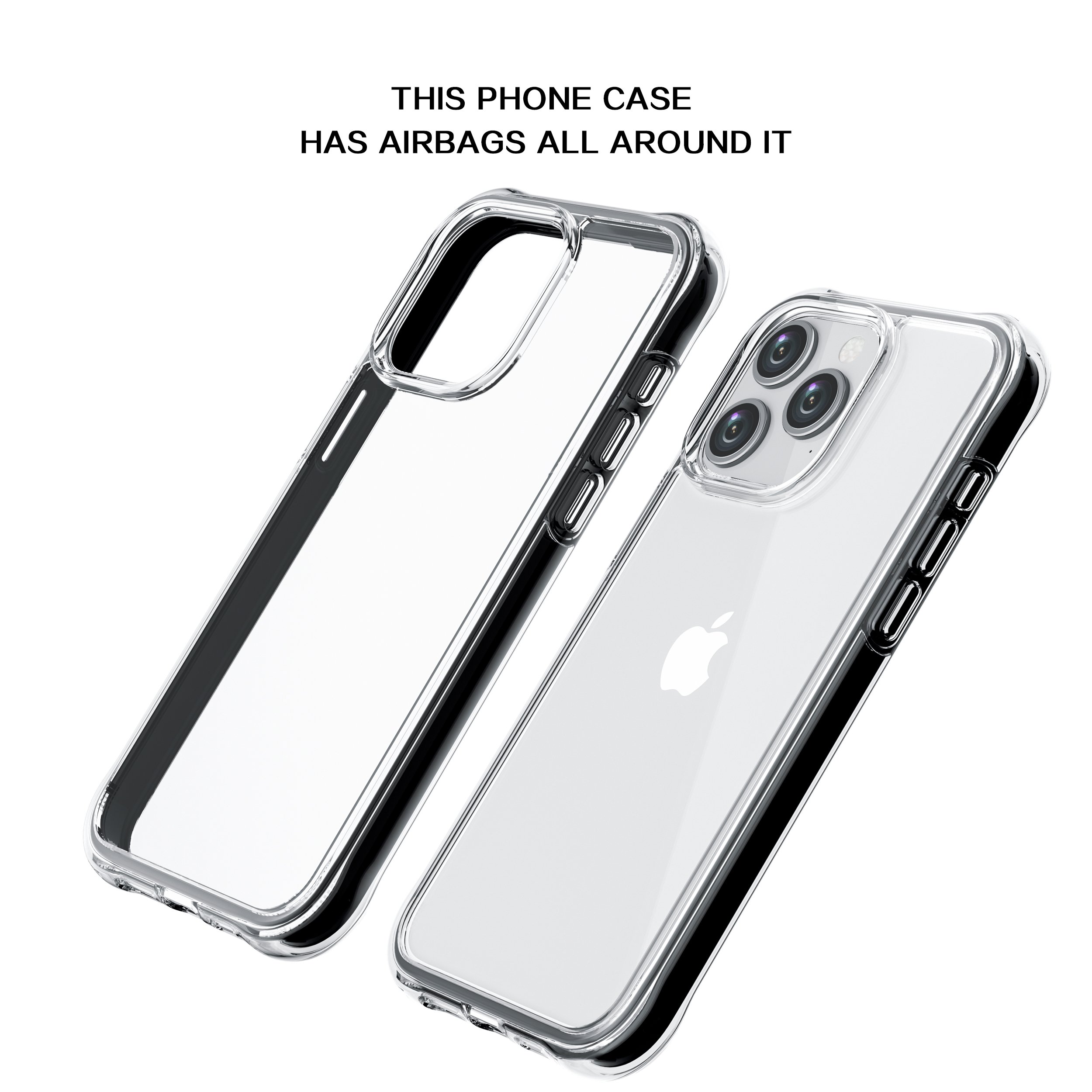 Original design all vacuum airbag 10ft dropping tested certificate mobile phone case for iPhone 15 Pro Max