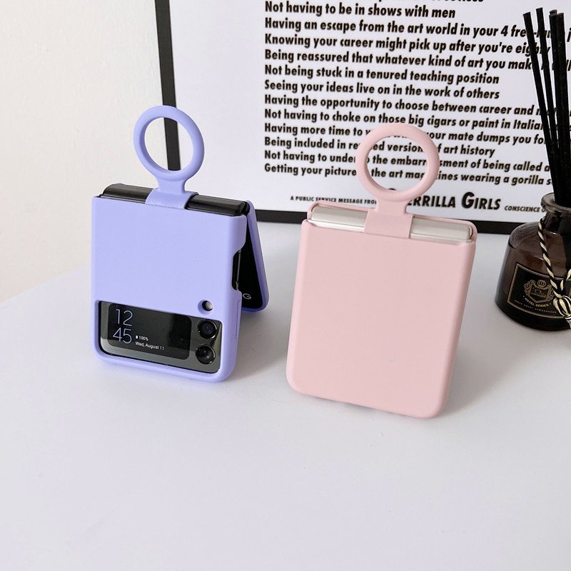 Wholesale Z Flip 4 Original Matte Soft Silicone Folding Color Mobile Phone Case for Samsung Galaxy Z Flip 4 Z Flip 3