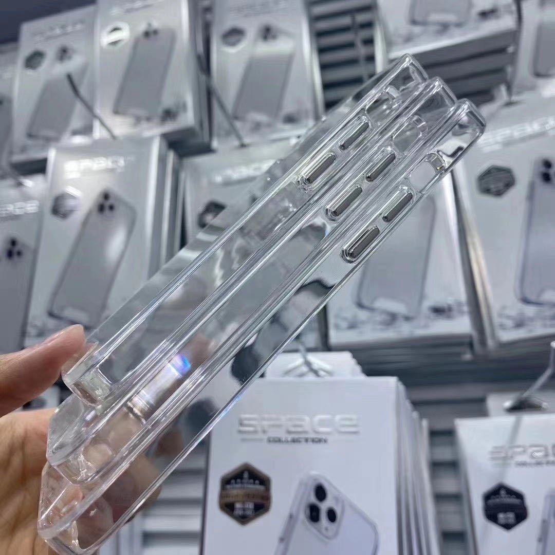 HYTO Wholesale Drop-resistant Transparent Phone Case For Iphone 16 15 14 13 12 Pro Max Space Case Mobile Phone Clear Back Cover