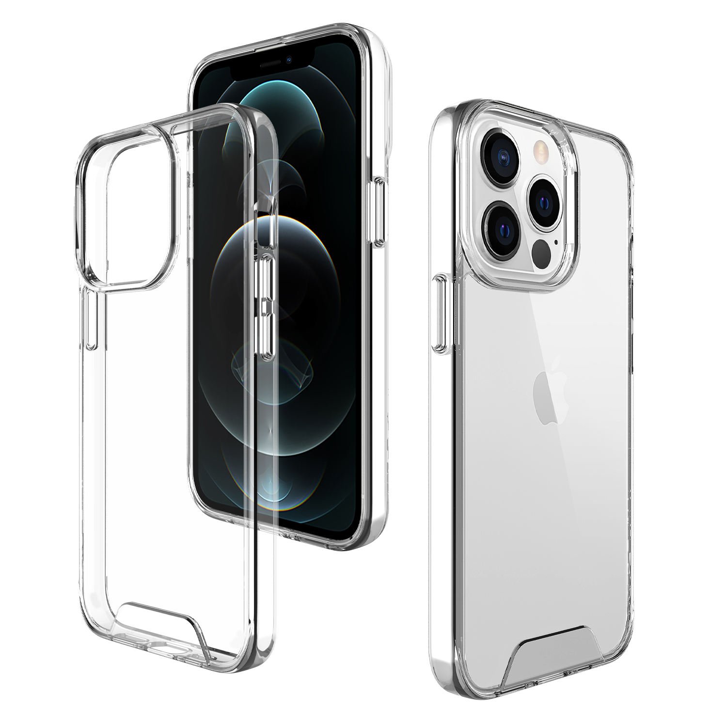 HYTO Wholesale Drop-resistant Transparent Phone Case For Iphone 16 15 14 13 12 Pro Max Space Case Mobile Phone Clear Back Cover