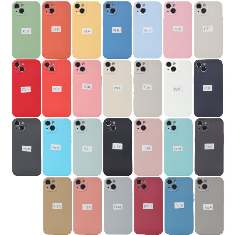 good quality luxury liquid silicone shockproof mobile phone case for iphone 14 13 protector cover fundas carcasas para celular
