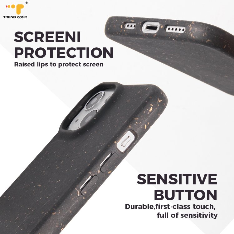 China Manufacture New Arrival Biodegradable Shockproof Android Mobile Phone Case For iPhone 15 Pro Max