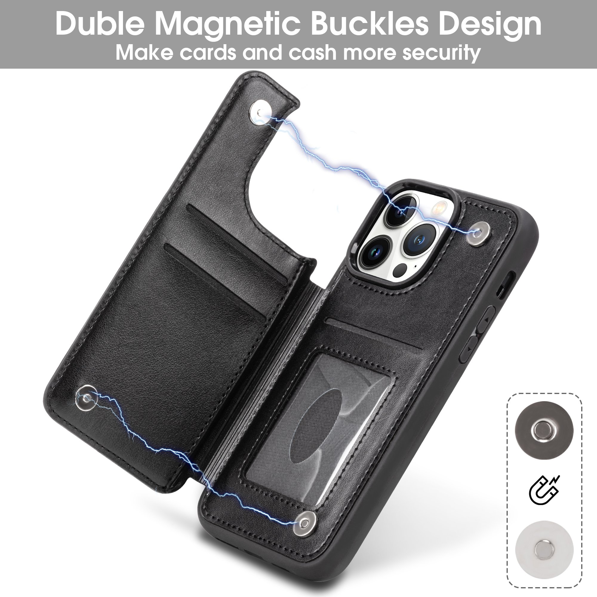 Luxury Designer For Iphone 14 13 12 11 pro max Case Flip Leather Wallet Mobile Phone Cases Magnetic Shockproof with Card Cover