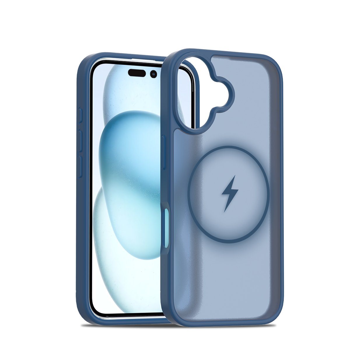 Anti-drop Shockproof Covers Magnetic Wireless Charging Frosted Skin Feel Translucent Multicolor Mobile Phone Case For iPhone 16