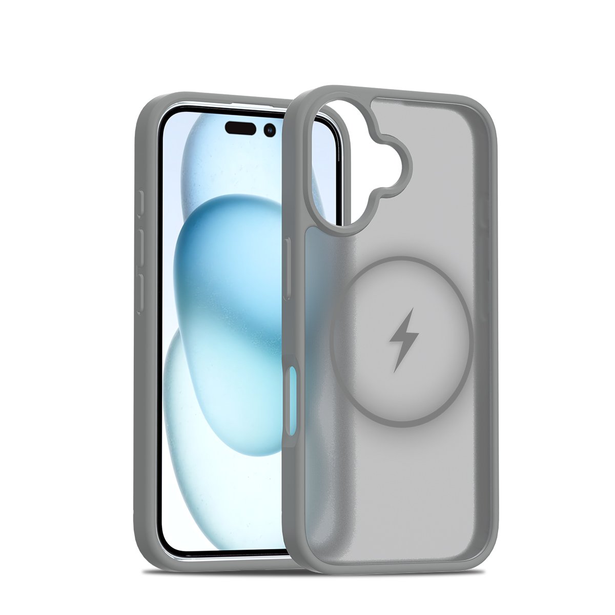 Anti-drop Shockproof Covers Magnetic Wireless Charging Frosted Skin Feel Translucent Multicolor Mobile Phone Case For iPhone 16