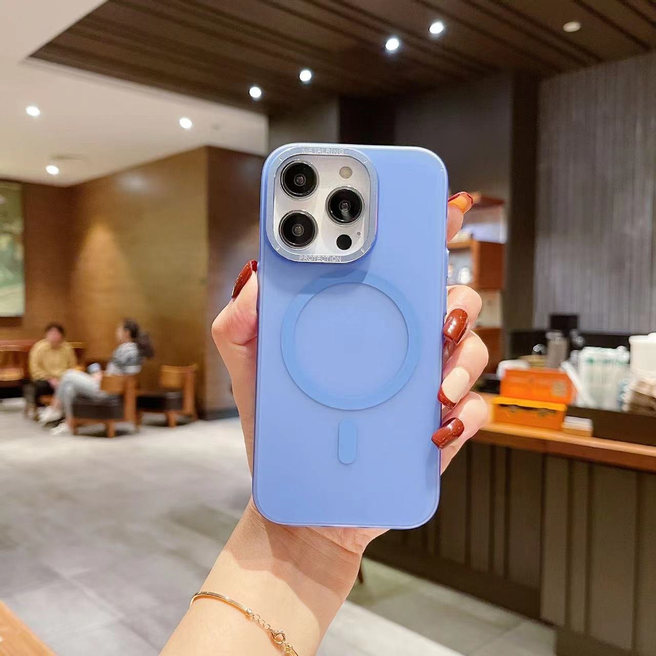 High Quality Transparent Frosted PC Phone Case for iPhone 16 Pro Max Accessories Holder Protector Features Compatible iPhone 15