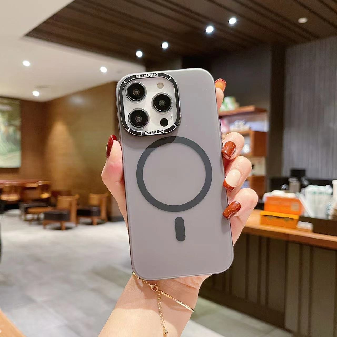 High Quality Transparent Frosted PC Phone Case for iPhone 16 Pro Max Accessories Holder Protector Features Compatible iPhone 15