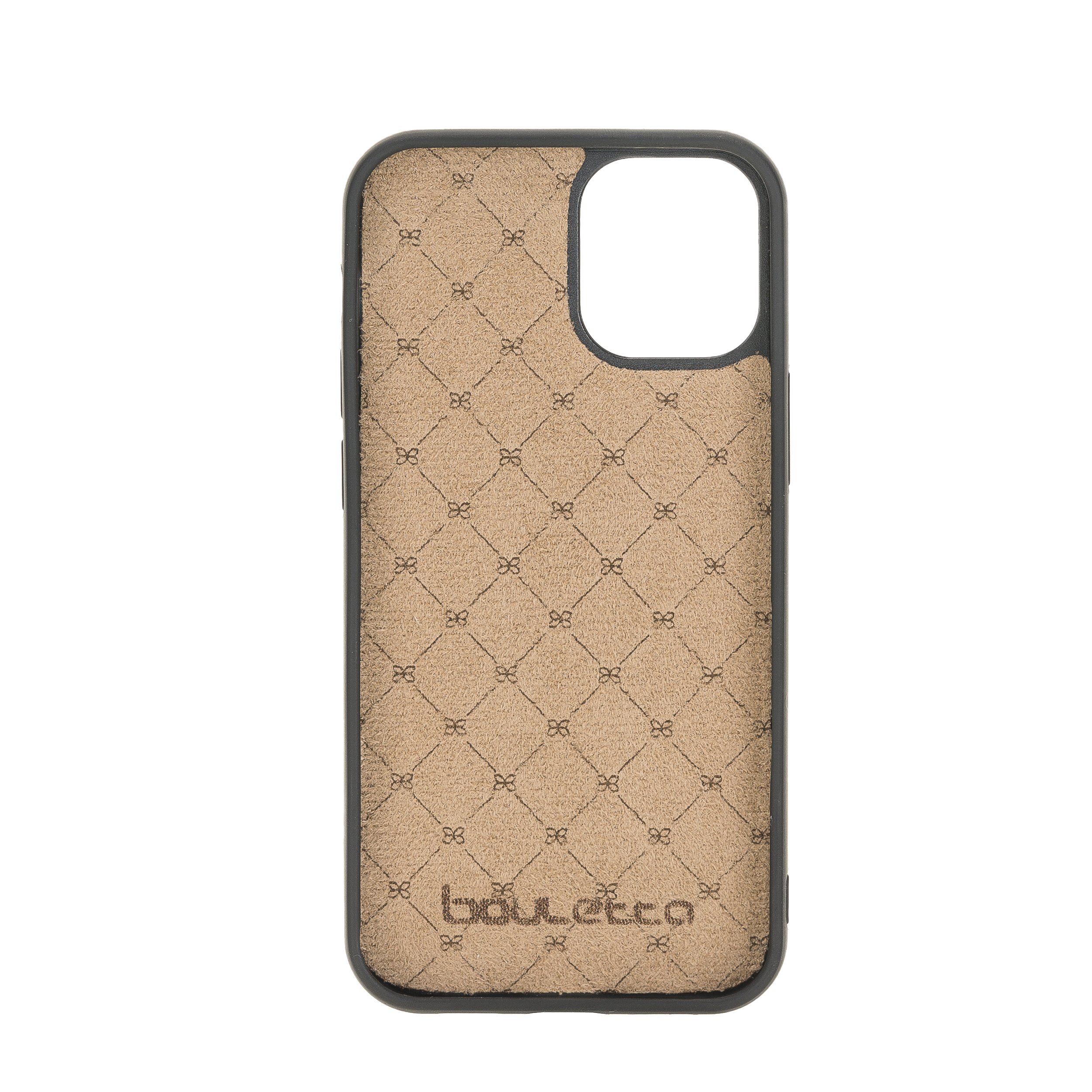 Genuine Leather Handmade Flex Cover Phone Case for iPhone 12 and Pro 6.1" Wireless Charging Compatible