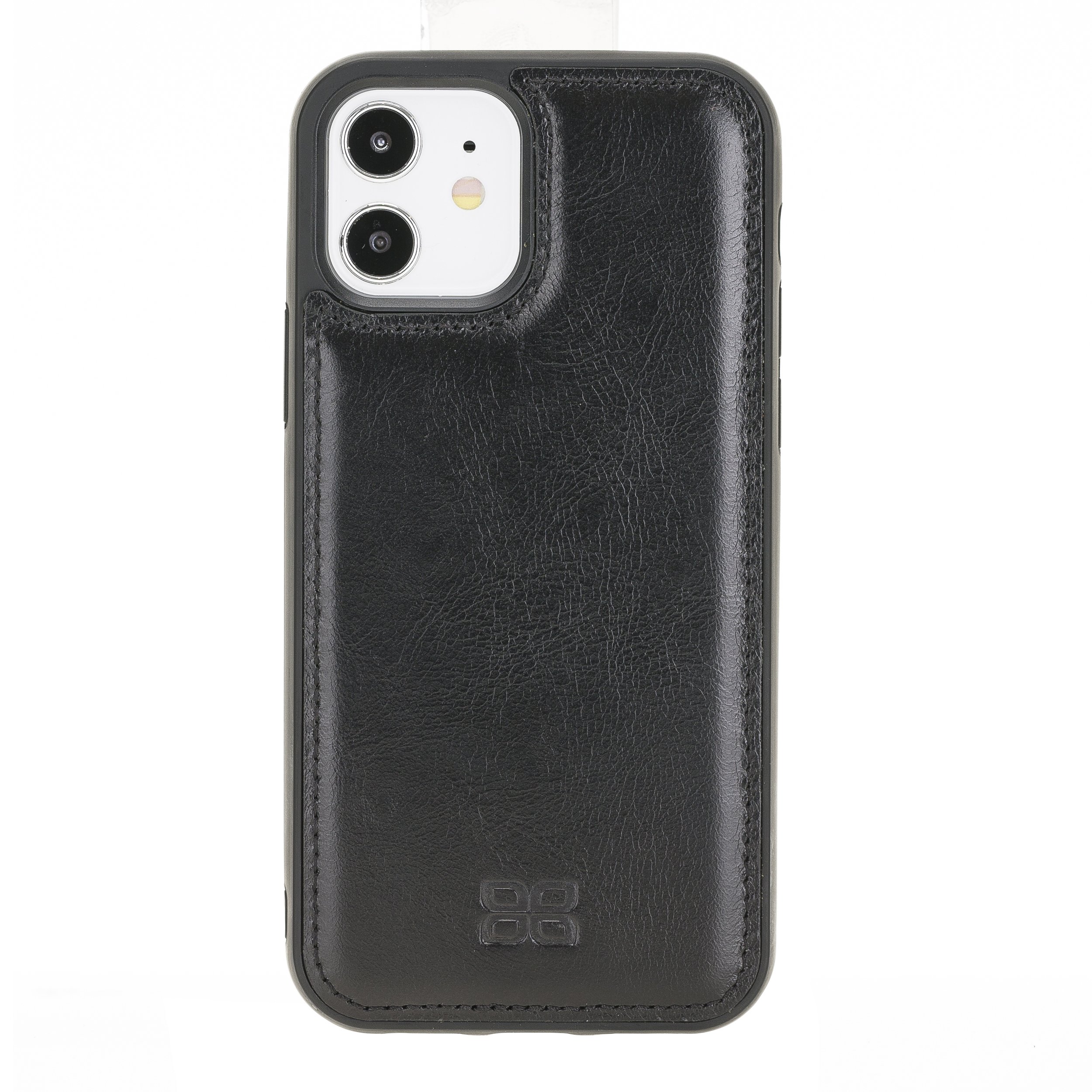 Genuine Leather Handmade Flex Cover Phone Case for iPhone 12 and Pro 6.1" Wireless Charging Compatible