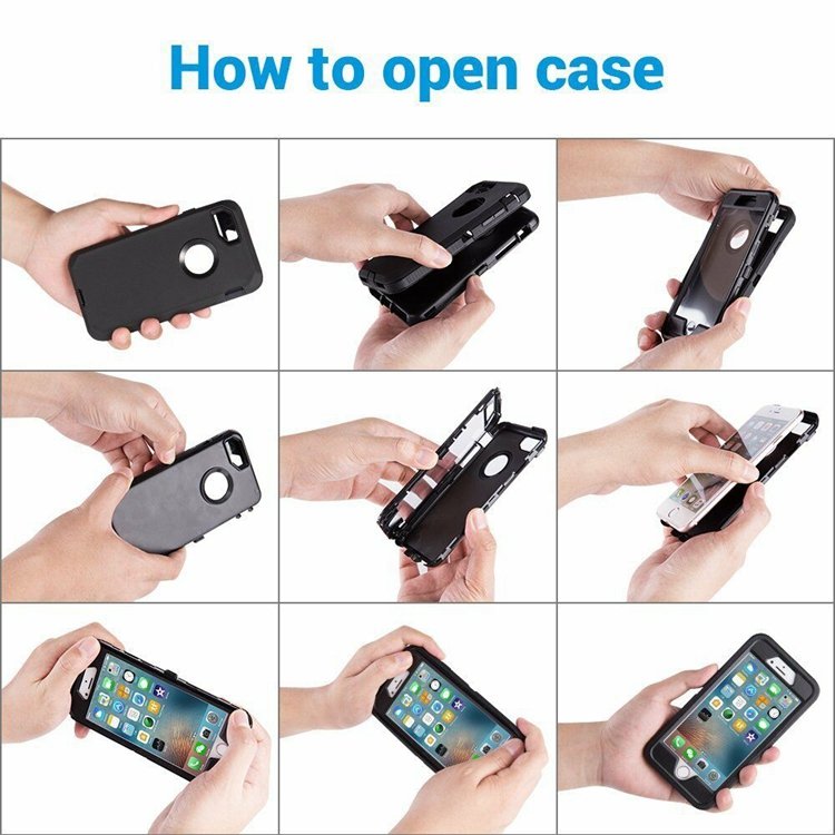 Wholesale TPU PC Heavy Duty Shockproof Defense Armor Mobile Phone Case For iPhone 14 pro max Defender Case back cover