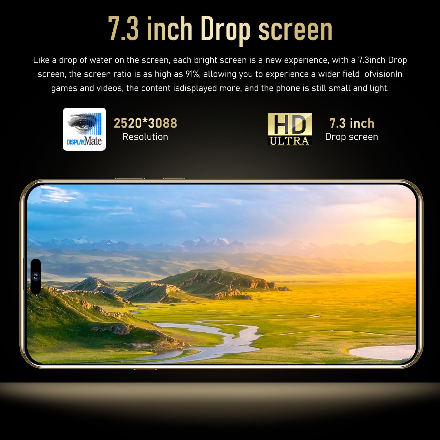 2024 New 15 Pro max Global Version Smartphone 16G+1TB 6800mAh 50MP+108MP 4G/5G Network Cellphone Dual Sim Android Mobile Phone