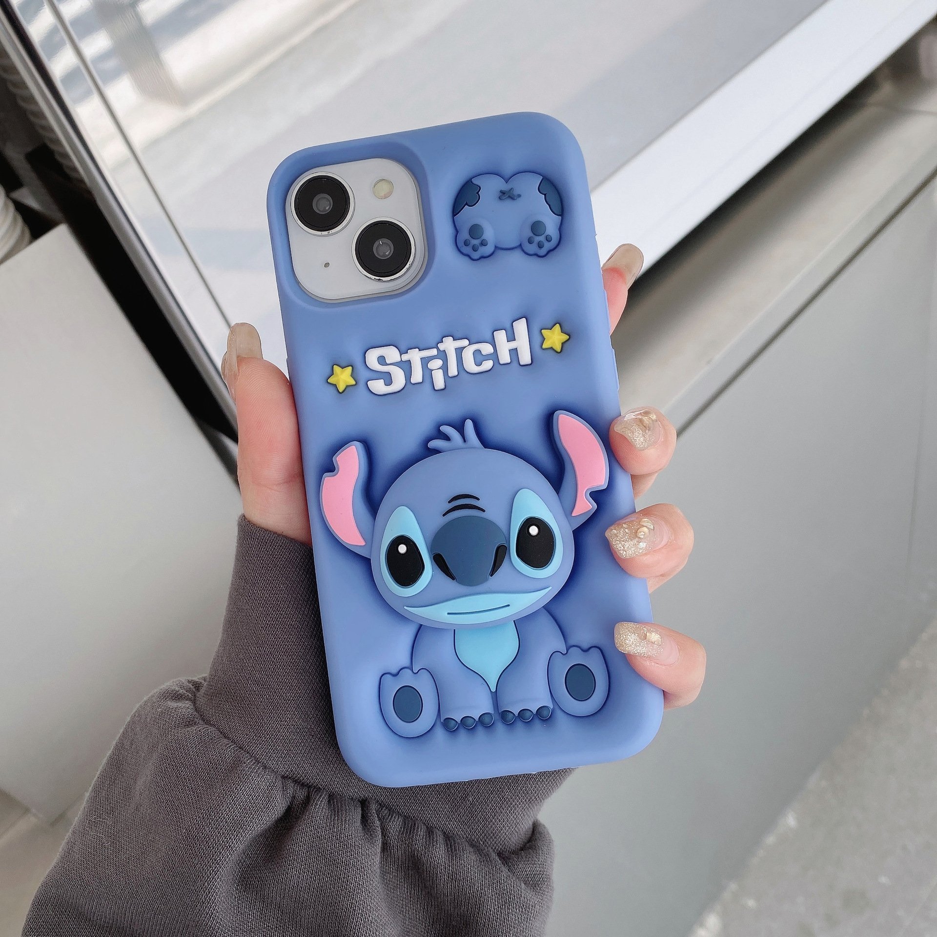 Cute cartoon silicone girl phone case for iphone Xr Xs 11 12 13 14 15Pro Max Cell Cover funda