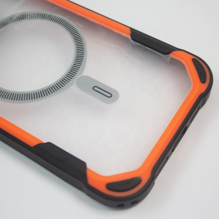 Transparent Cover supplier custom Magnetic Camera Holder Magnet Assurance Mobile Phone Case for iPhone 16