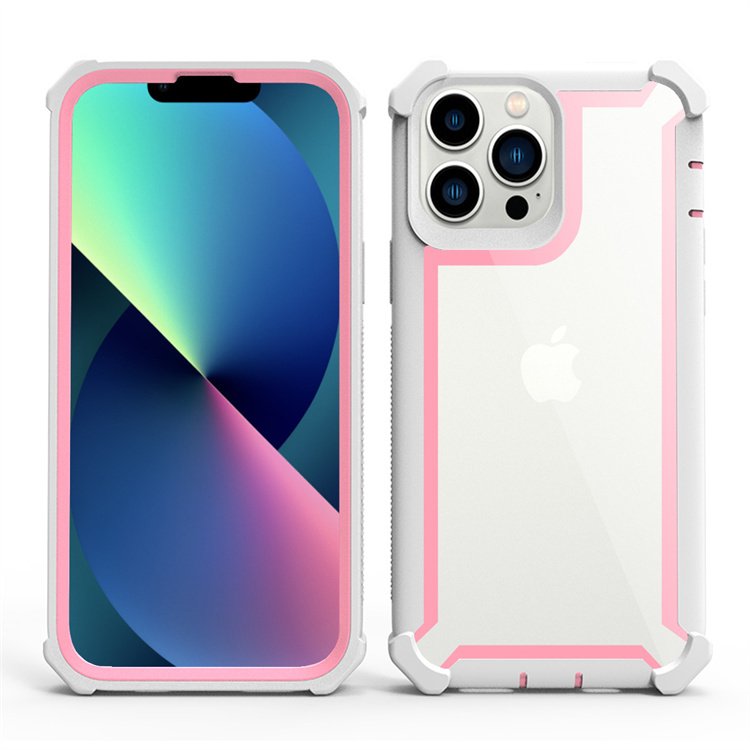 Space Case For iPhone 15 Plus/16/15 Pro Max/15/14/14 Pro TPU+PC Hybrid 2 in 1 Camera Lens Protection Mobile Phone Case
