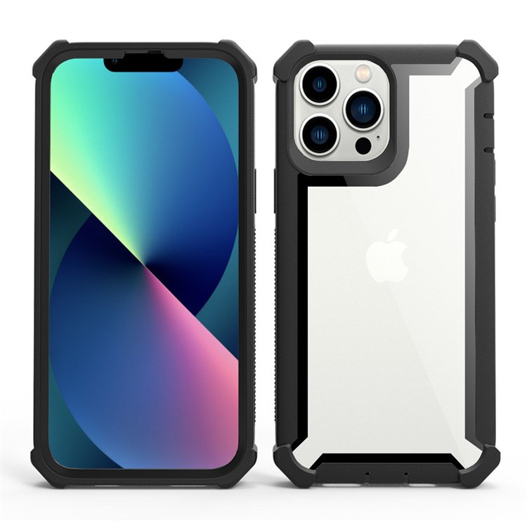 Space Case For iPhone 15 Plus/16/15 Pro Max/15/14/14 Pro TPU+PC Hybrid 2 in 1 Camera Lens Protection Mobile Phone Case