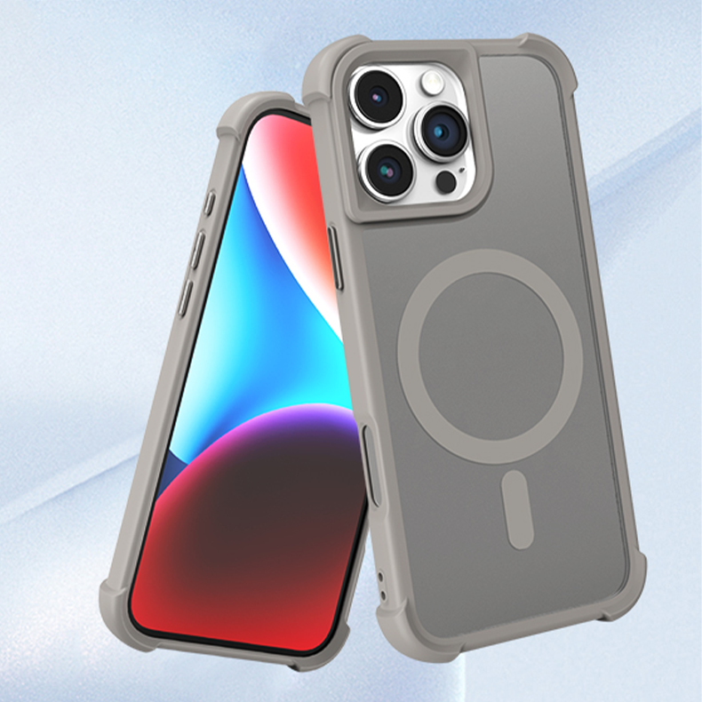 Phone Case For IPhone 15 16 Pro Max Magnetic Wireless Charge Custom Translucence Mobile Cover For IPhone 15 16 Pro