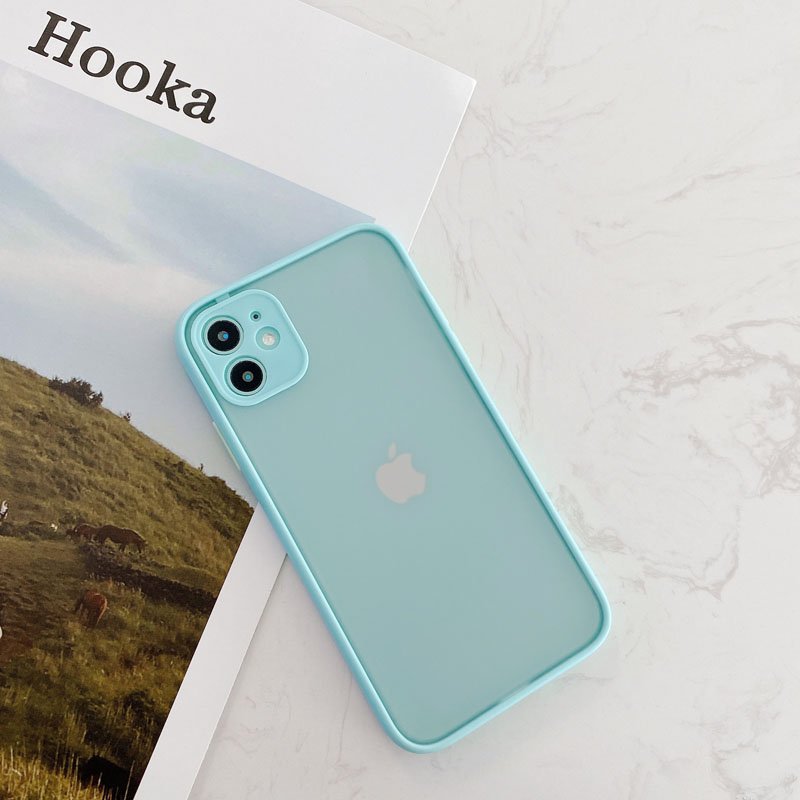 For iPhone 16 Case Contrast Color Matte Hard PC Phone Case For iPhone 16 Pro Max X XR XS Max SE 15 Plus 15 Pro Max Silicon Coque