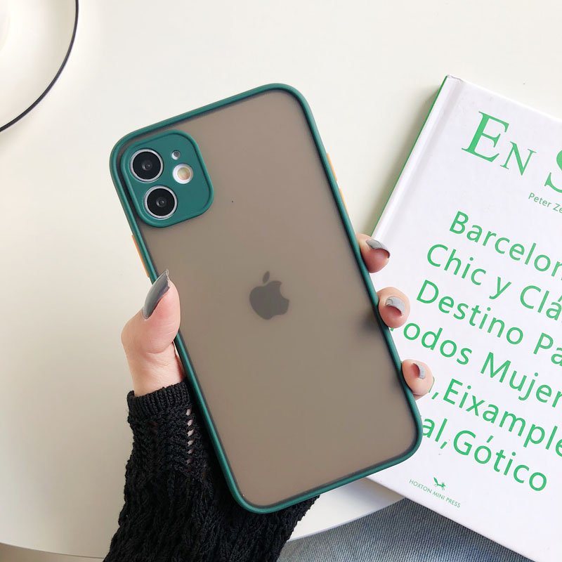 For iPhone 16 Case Contrast Color Matte Hard PC Phone Case For iPhone 16 Pro Max X XR XS Max SE 15 Plus 15 Pro Max Silicon Coque