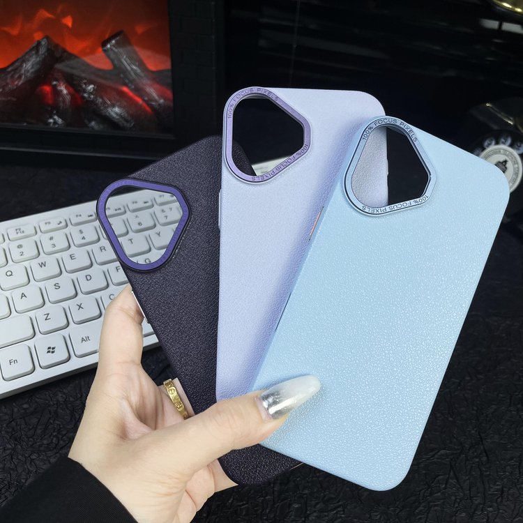 Business Cell Phone Case For iPhone 14 13 12 11 Pro Max With Large Window Mobile Phone Shell For iPhone 15 16 Pro Max