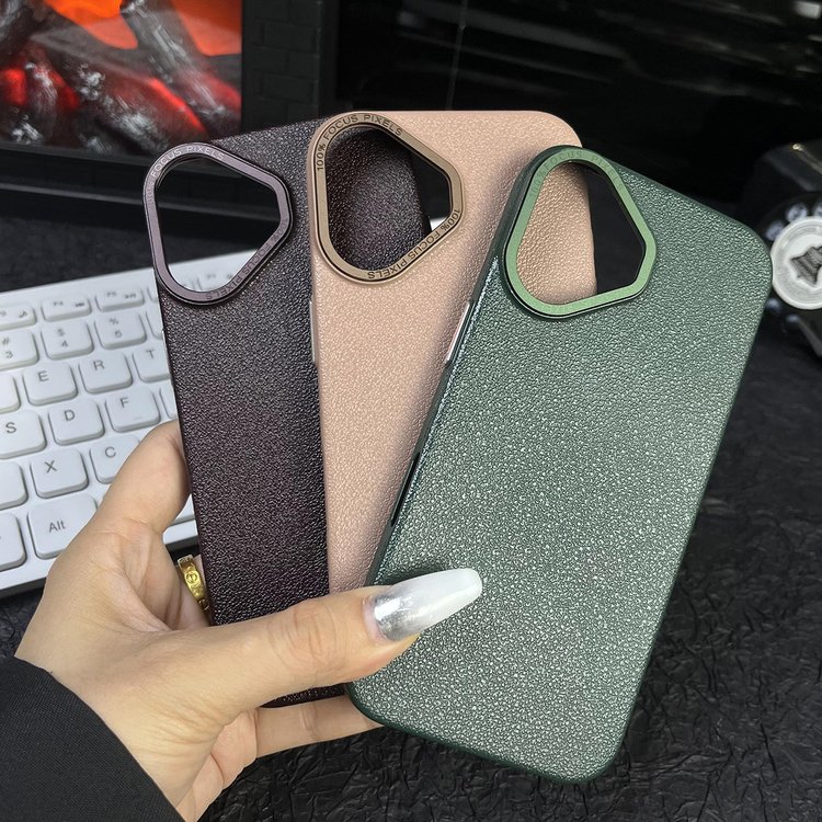 Business Cell Phone Case For iPhone 14 13 12 11 Pro Max With Large Window Mobile Phone Shell For iPhone 15 16 Pro Max