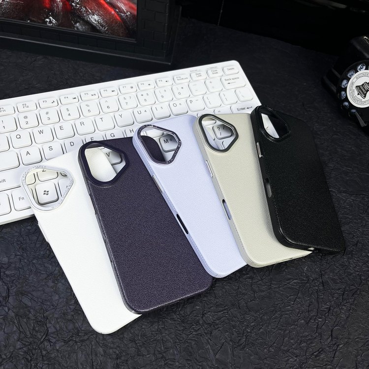 Business Cell Phone Case For iPhone 14 13 12 11 Pro Max With Large Window Mobile Phone Shell For iPhone 15 16 Pro Max