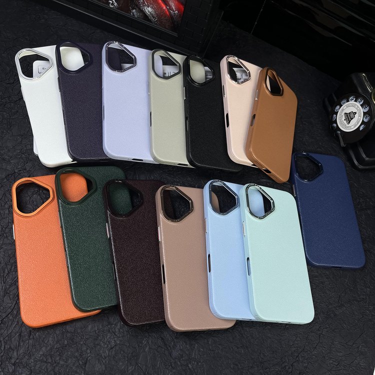 Business Cell Phone Case For iPhone 14 13 12 11 Pro Max With Large Window Mobile Phone Shell For iPhone 15 16 Pro Max