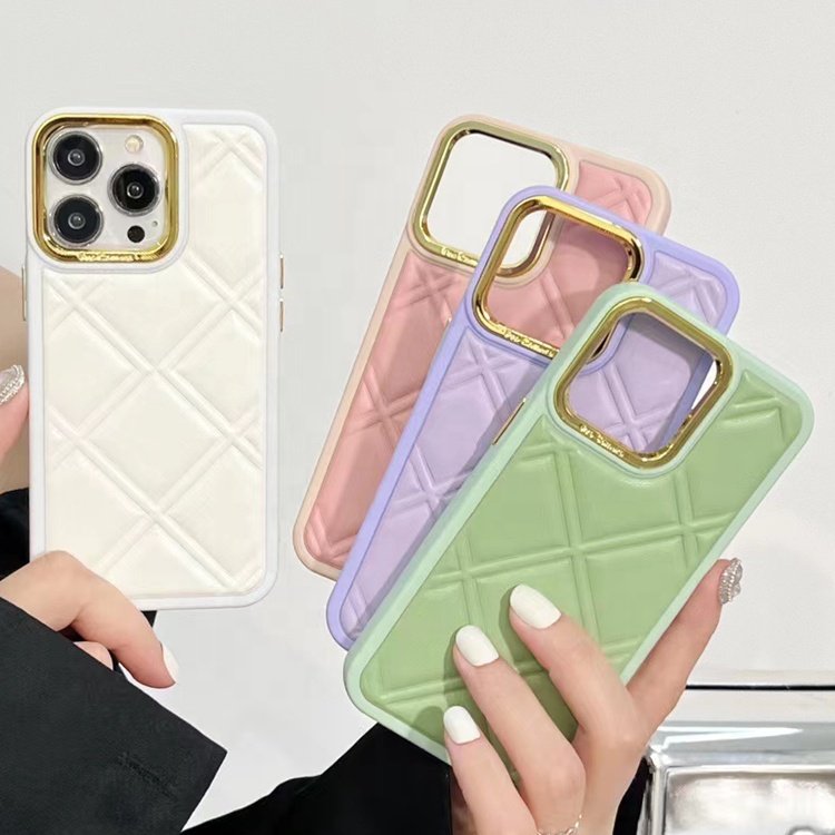 high quality new design luxury shockproof protection tpu leather mobile phone case for iphone 15 14 13 12 11 pro max plus 7 8
