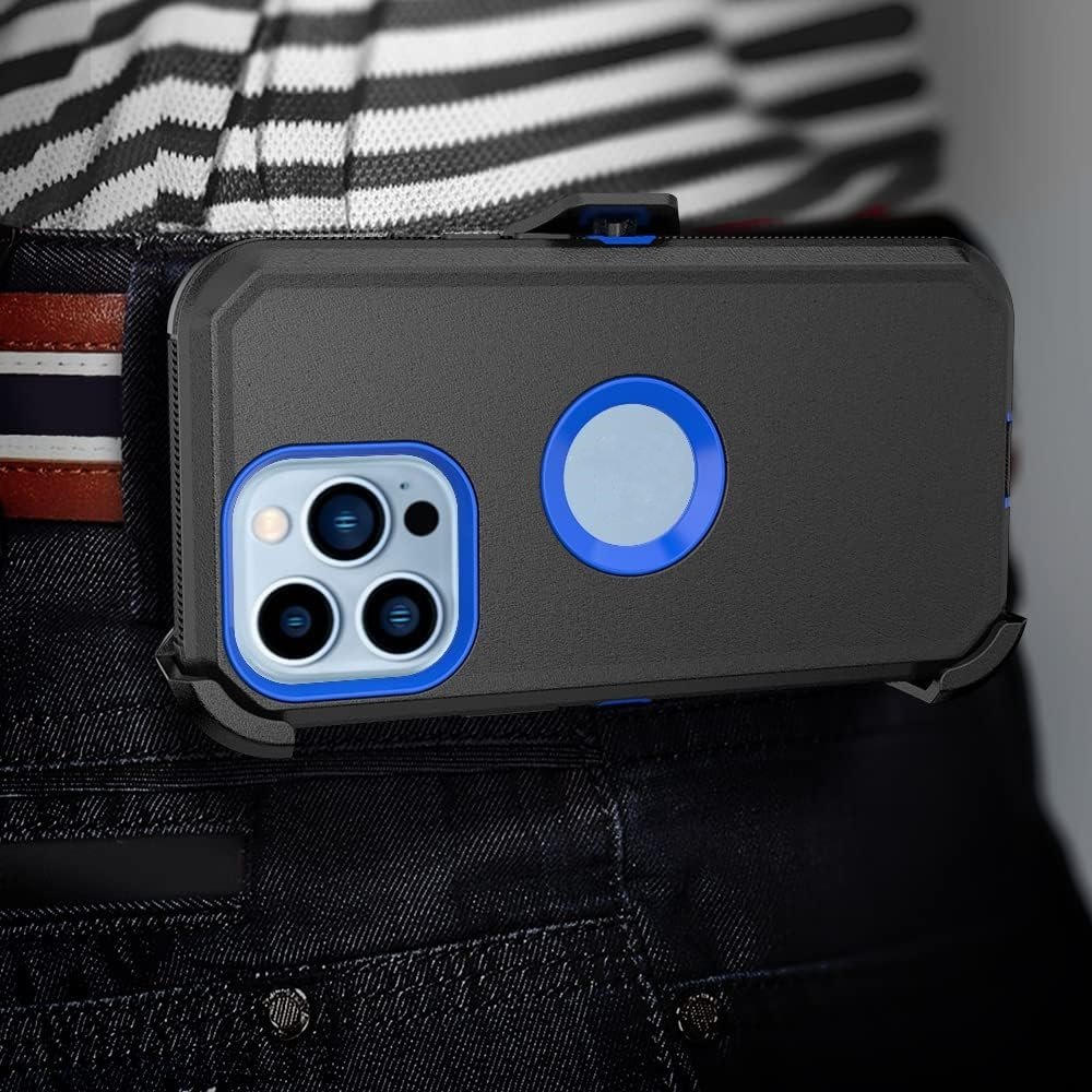 Holster Robot Mobile Phone Cases For iPhone 16 15 14 13 Pro Max Rugged Belt Clip Heavy Duty Defender Back Cover