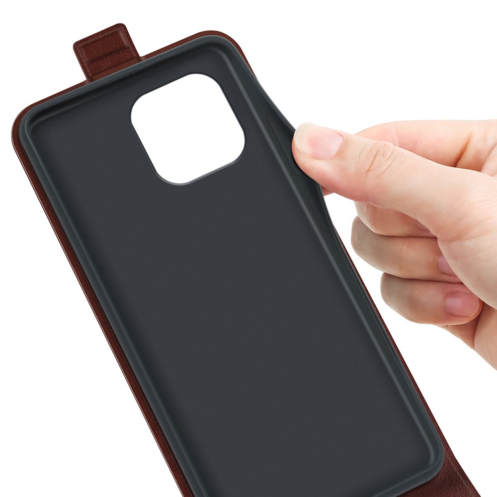 Phone Case for iPhone 15 Plus 15 Pro Max Series Drop Proof Vertical Flip PU Leather Mobile Phone Cover with Card Slots
