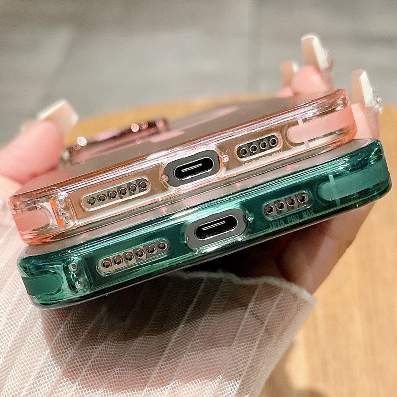 Electroplating Magnetic Acrylic Matte Clear TPU Wireless Charging Phone Case For IPhone 16 14 15 Pro Max Plus Back Mobile Cover