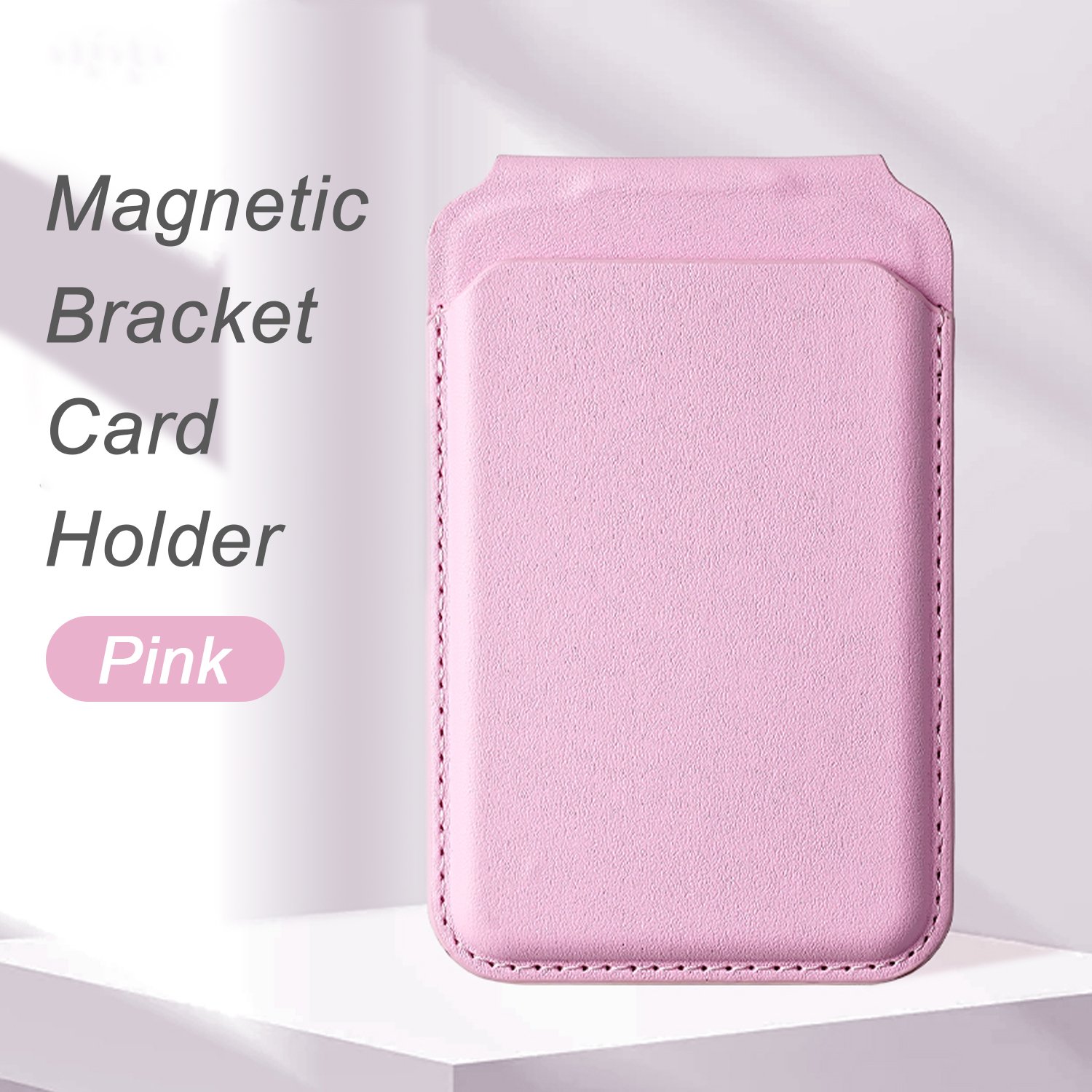 Detachable Safe Card Holder Put 10 Cards Strong Magnet PU Mag Leather Wallet Stand Magnetic Wallet For iPhone