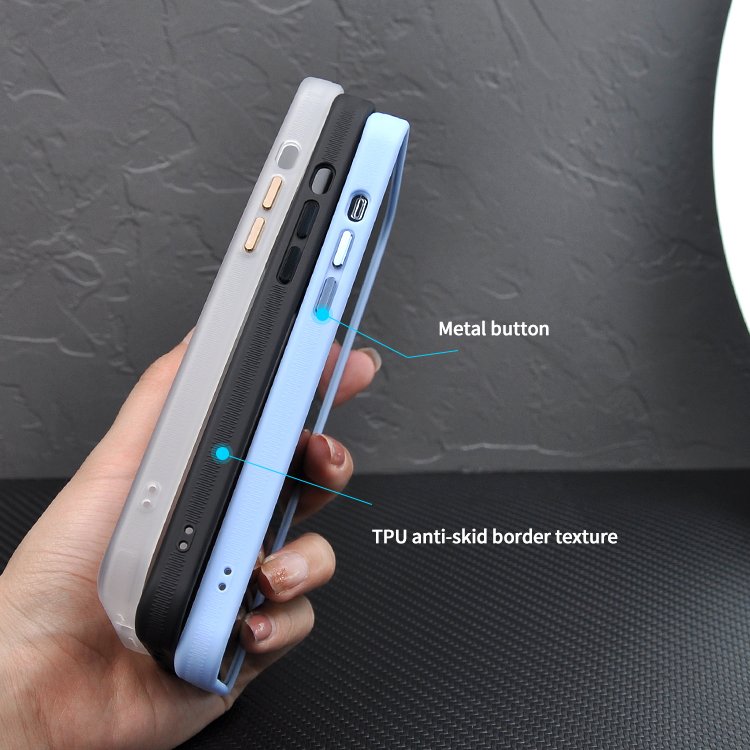 Wholesale Custom Logo TPU PC Hybrid Back Cover with Metal Frame Shockproof Phone Cases For iPhone 16 15 14 13 12 11 Pro Max