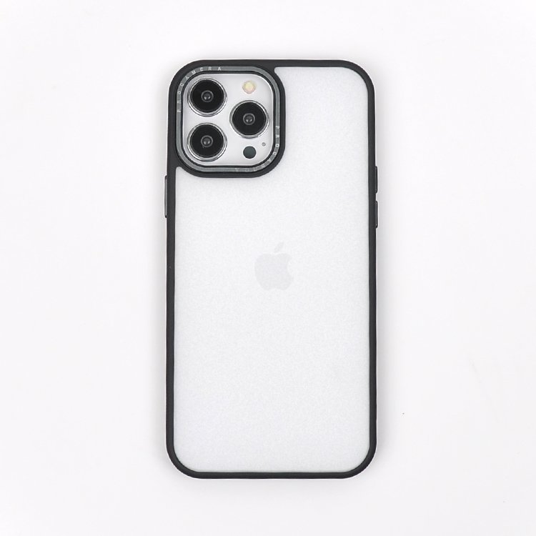 Wholesale Custom Logo TPU PC Hybrid Back Cover with Metal Frame Shockproof Phone Cases For iPhone 16 15 14 13 12 11 Pro Max